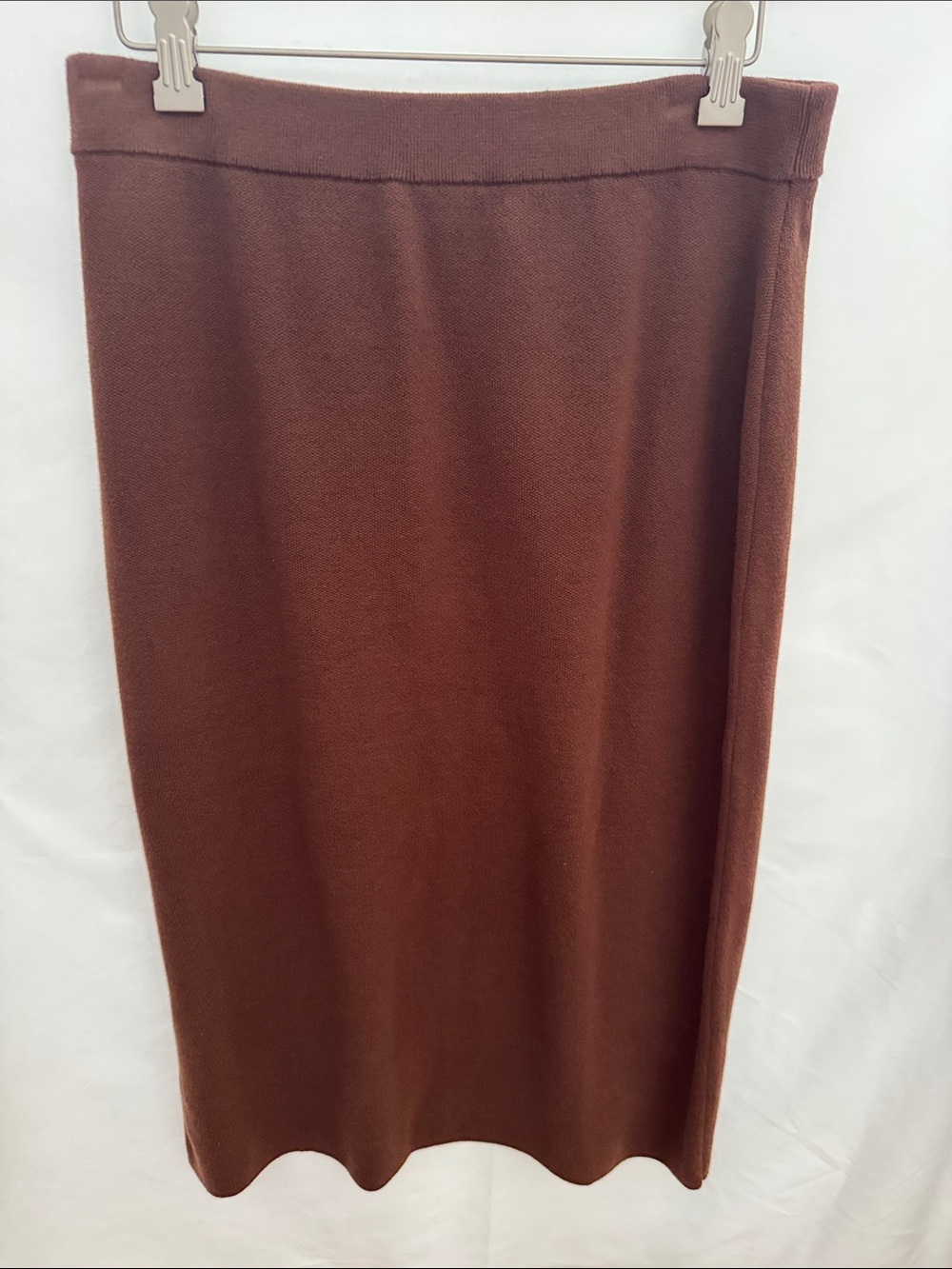 Talbots Brown Knit Pencil Skirt